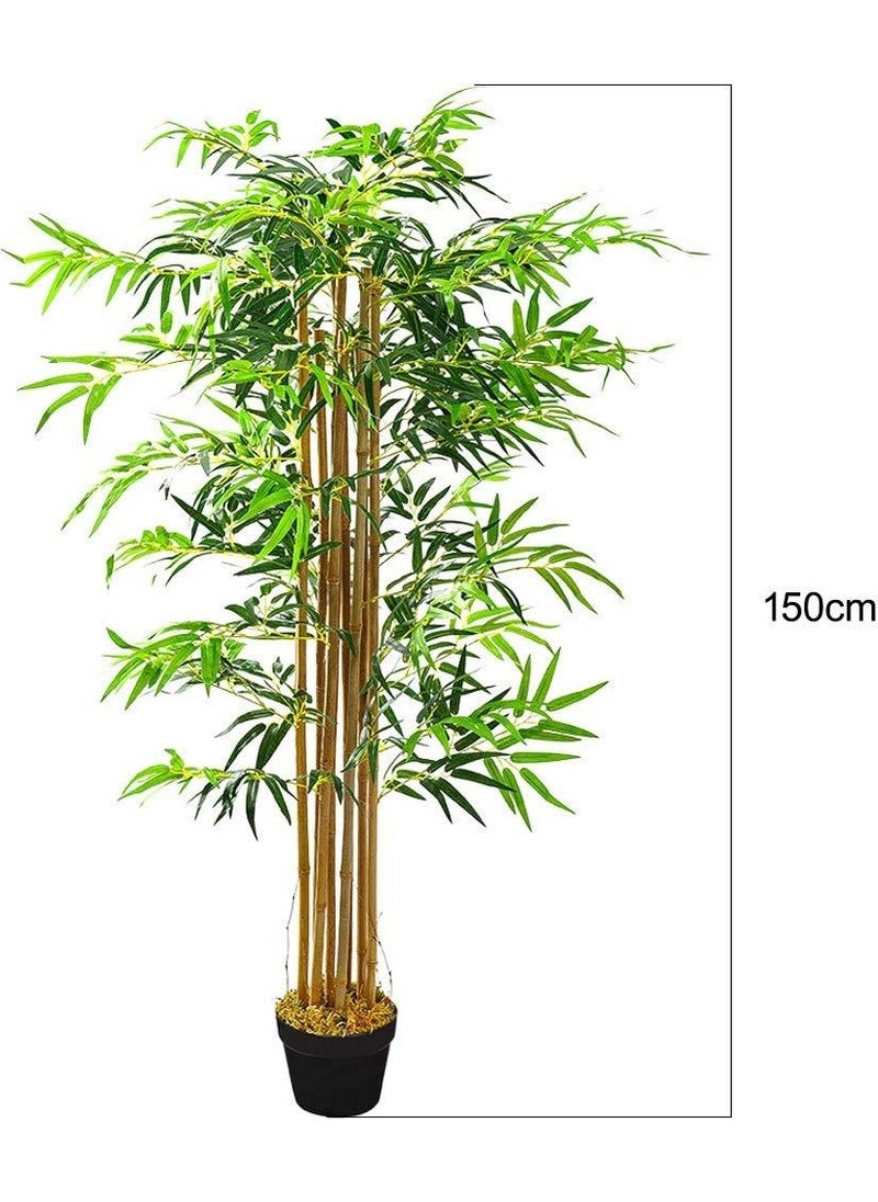 Nettenevime Artificial Bamboo Tree Extra Natural Look Black Potted 6 Branches 150CM - pzsku/Z52ECF89878AA896193D7Z/45/_/1730744936/907800f4-9fb2-4c37-8b87-9ca609caf865