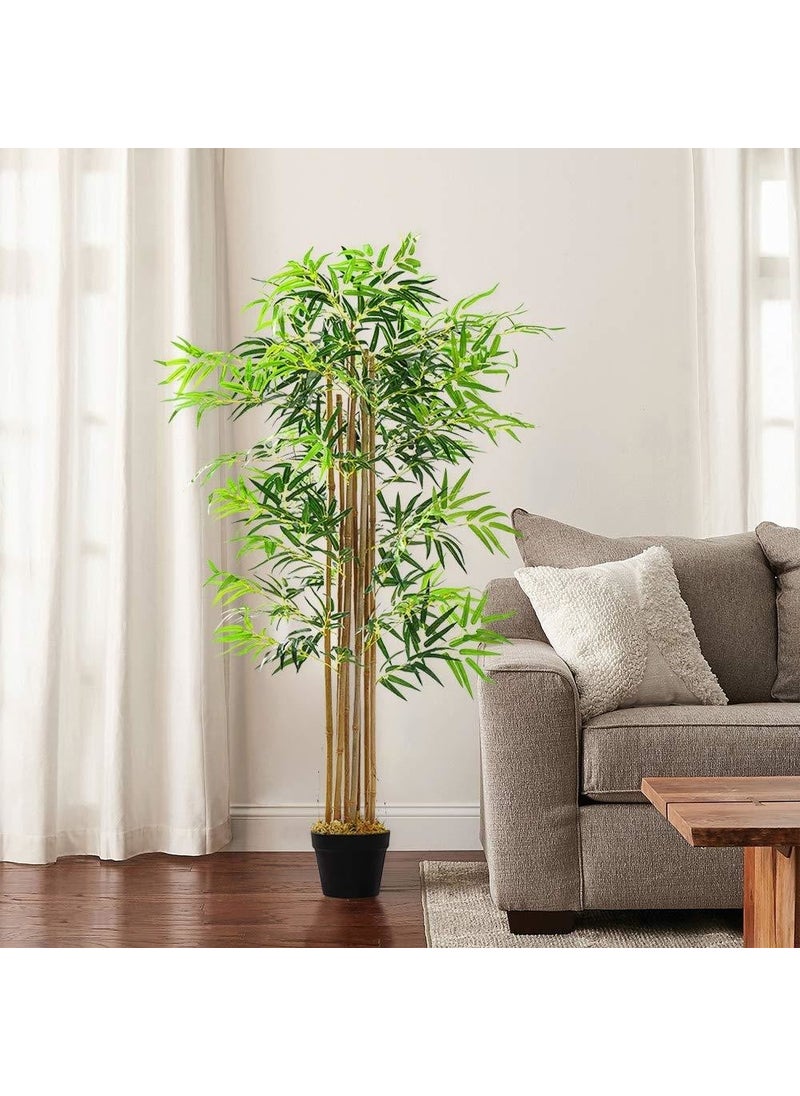 Nettenevime Artificial Bamboo Tree Extra Natural Look Black Potted 6 Branches 150CM - pzsku/Z52ECF89878AA896193D7Z/45/_/1730744954/1c12c772-576f-4a24-a338-1aa02ee5e51b