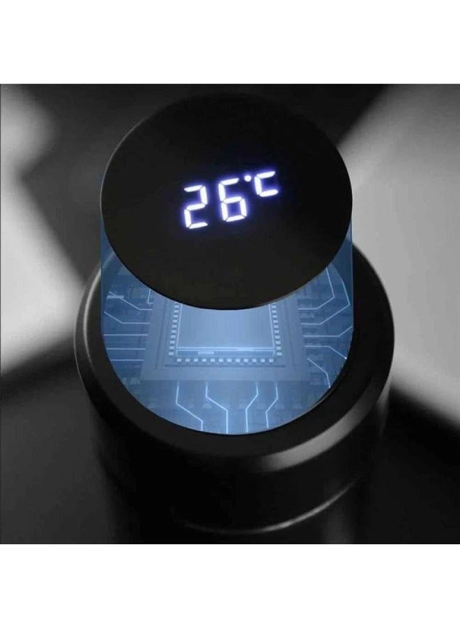 Digital Thermal Mug with Smart Lid and Tea Filter – LED Temperature Display – Sleek Portable Design for Office or Car – Long-Lasting Heat Retention - Image 4