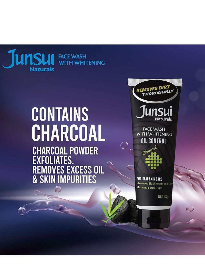 جونسوي غسول وجه مع مبيض 100 غ فحم - Image 3