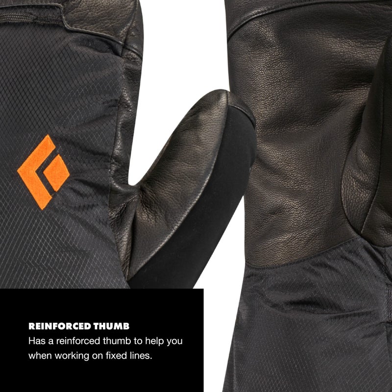 BLACK DIAMOND Equipment Absolute Mitts - Black - Large - Image 5