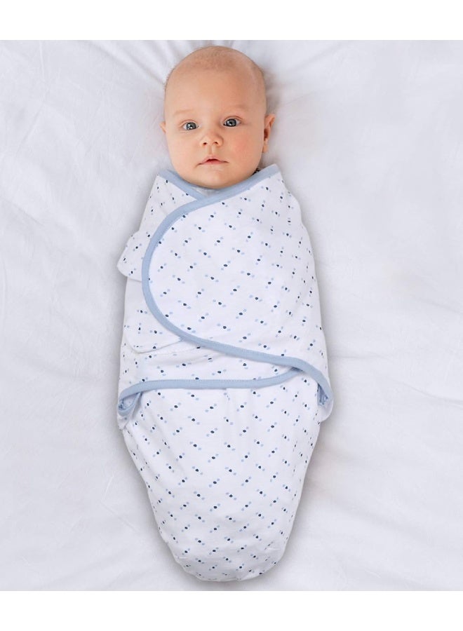 The Peanut Shell The Peanutshell Baby Swaddle Blankets for Boys or Girls, Blue Dinosaur & Stars, 3 Pack Wrap Set, 2 Sizes (Small/Medium) - Image 4