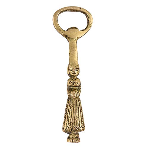Indian-Shelf Tribal Queen Bottle Opener | Gold Beer Openers | Brass Heavy Duty Beer Bottle Opener | Bar Gift | Bar Box | Cocktail Mixer - Image 2
