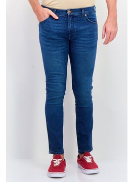 Wrangler Men Regular Fit Wash Stretchable Denim Jeans, Blue  - Image 1
