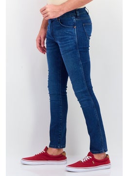 Wrangler Men Regular Fit Wash Stretchable Denim Jeans, Blue  - Image 2