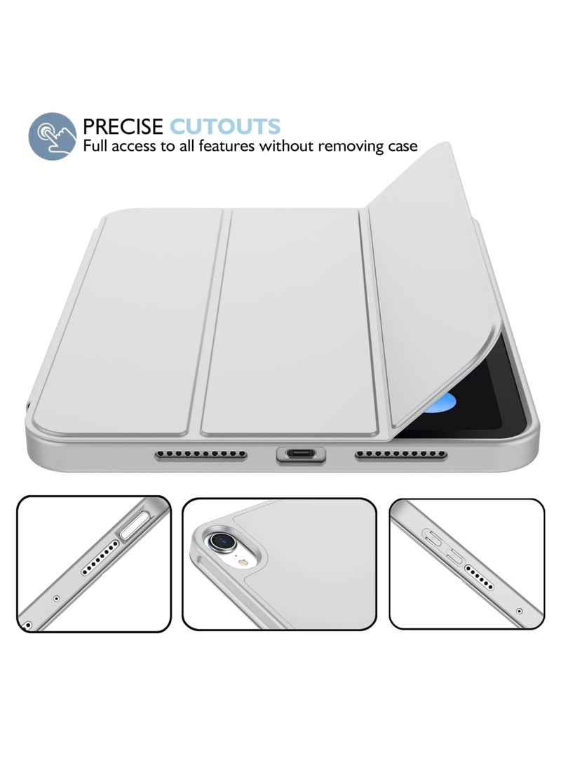 TIGER NEW Smart Case with Pencil Holder Compatible with iPad Mini 6, Trifold Stand Smart Case with Soft TPU Back, Auto Wake/Sleep, Dust Proof & Anti-Fingerprint, Heavy Duty Protection - Image 5