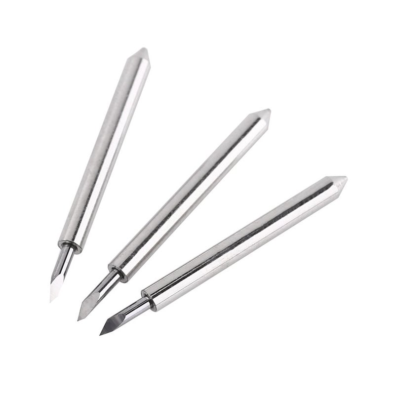 60 Degree Cemented Carbide Blades 10pcs High Hardness Long Service Life Cutting Tool - Image 2