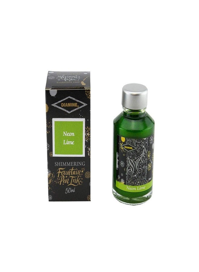 Diamine 50ML Shimmering Ink ? NEON Lime
