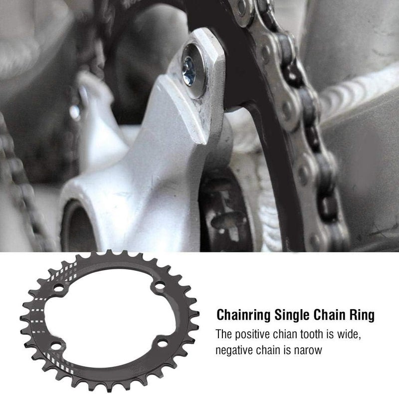 woobles Bike Chainring, Single Speed Chain Ring BCD 96MM Narrow Wide Chainring Single Chain Ring 32T 34T 36T 38T - Image 5