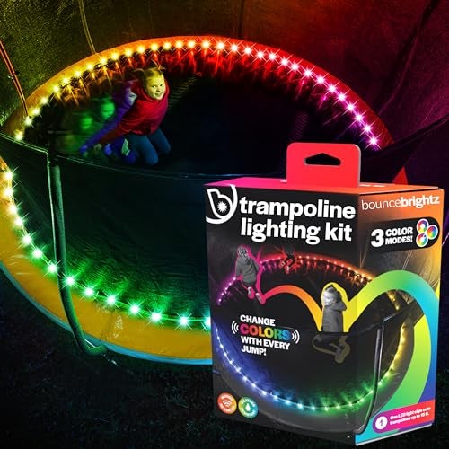 Brightz BounceBrightz LED Trampoline Light - Fun Trampoline Accessories Toys Games Stuff Gifts for 14 14ft 16ft 15 15ft Sizes Perfect Outdoor Backyard for Kids Boys Girls Teens Tweens - Image 1