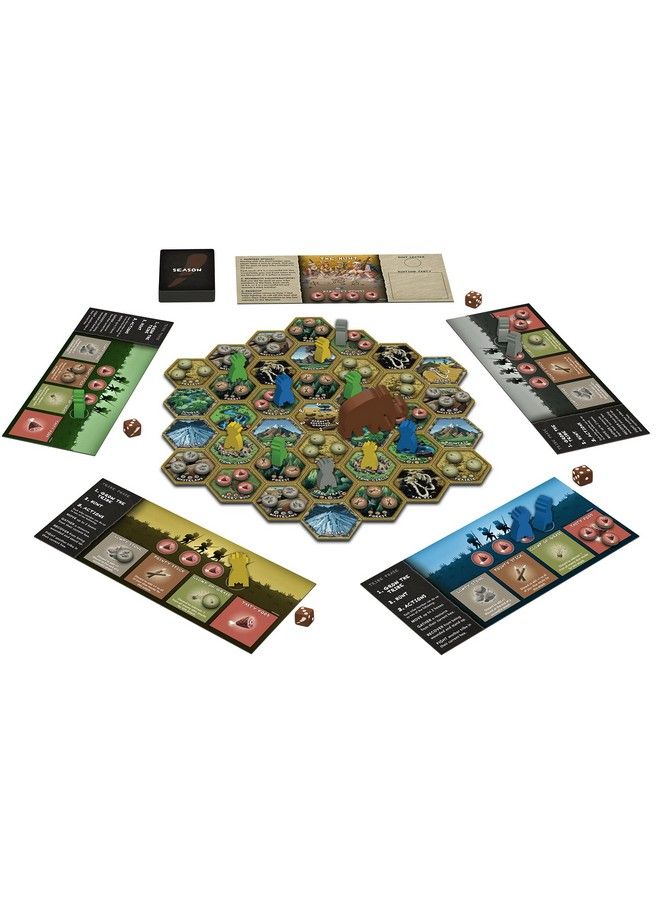 Gale Force Nine Gale Force 9 Tusk! Surviving The Ice Age Strategy Board Game Ages 10+ 3060 Min 24 Players - Image 3