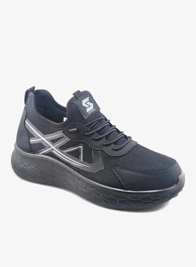 Stone Lightweight Knitted Sneakers