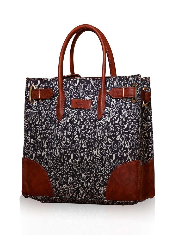 Fargo Canvas Laptop Handbag For Women - Stylish & Durable Tote Bag, Fits 15-Inch Laptop (Multicolor 1) - Image 1