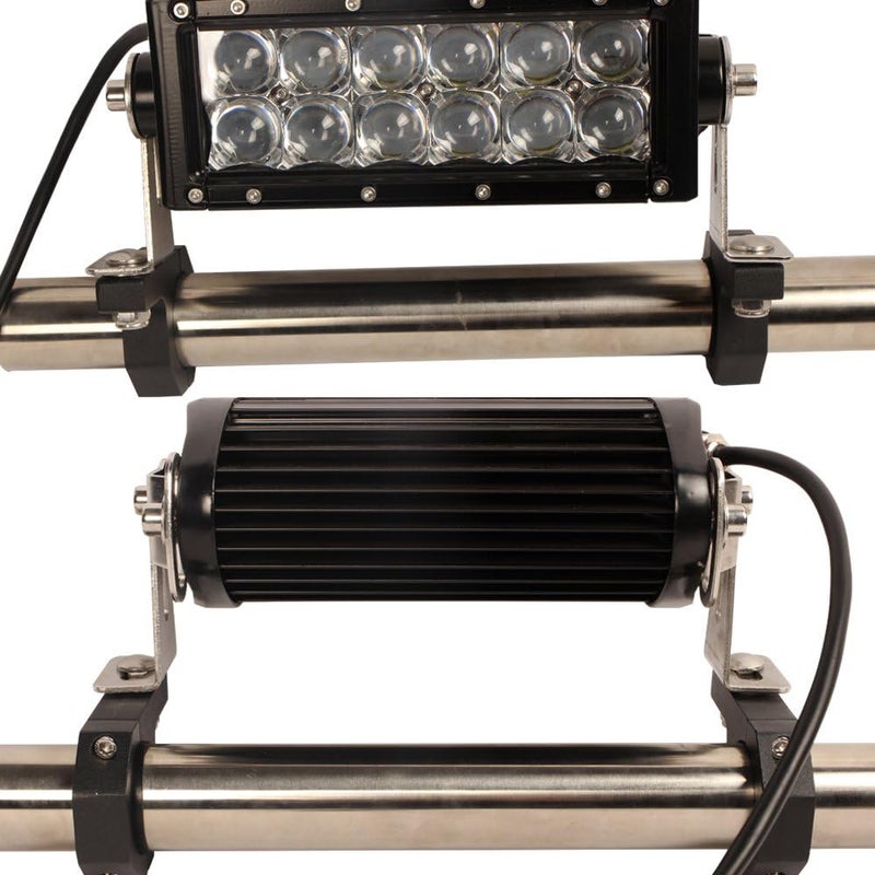 House Tuning 1625 inche Horizontal Bar ClampsMounting Bracket Tube Clamp Roof Roll Cage Holder for Work HID LED Light Bar 2pcs165 Clamp - Image 5