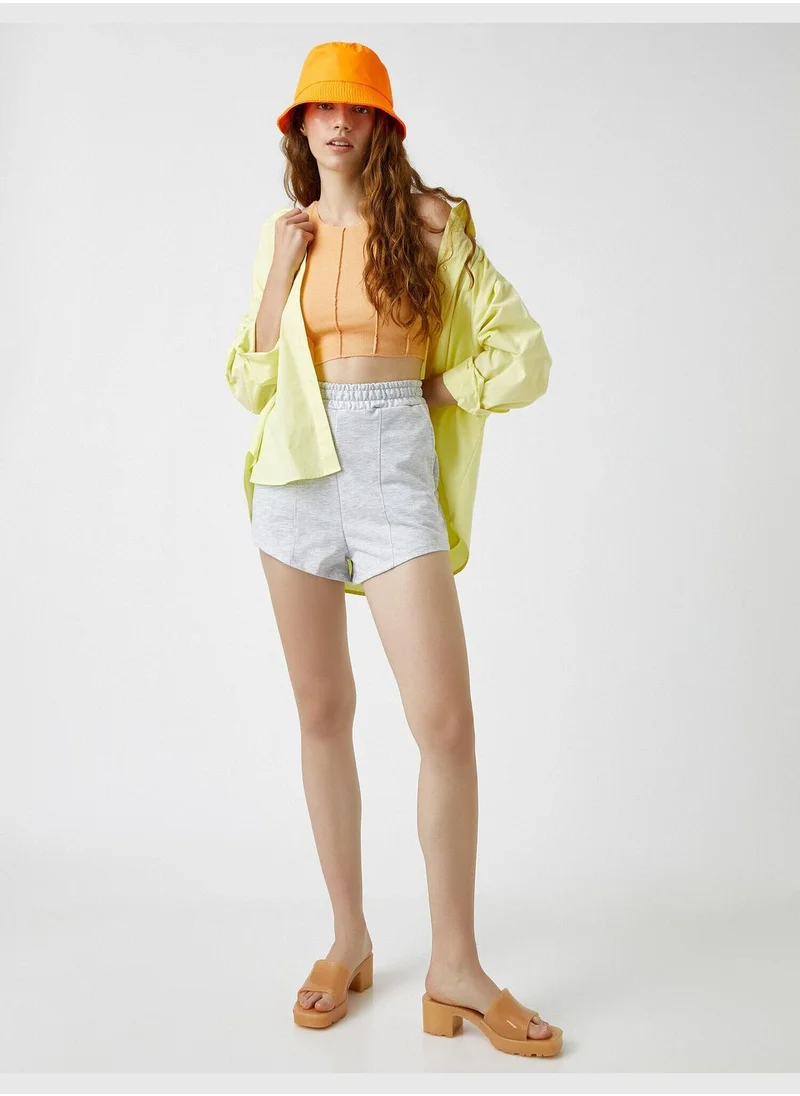 كوتون Cotton Shorts Elastic Waist