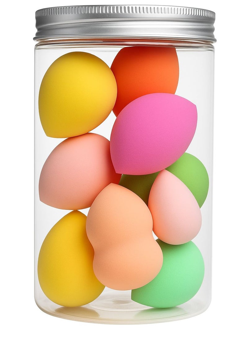 Sponge Set 12 Pcs Different colors. included box. - Image 2