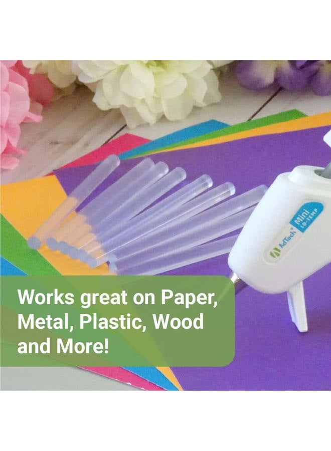 Adtech W229-34ZIP100 Mini Hot Glue Sticks, 1pack,100 pieces, Clear - Image 3