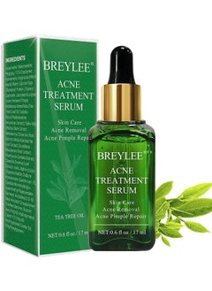Breylee Acne Treatment Serum BREYLEE Tea Tree Clear Skin Serum for Clearing Severe Acne Breakout Remover Pimple and Repair Skin 17ml06oz 