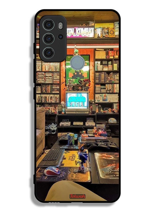 Tolwak Motorola Moto G60S Protective Case Cover Gamer Zone - Image 2