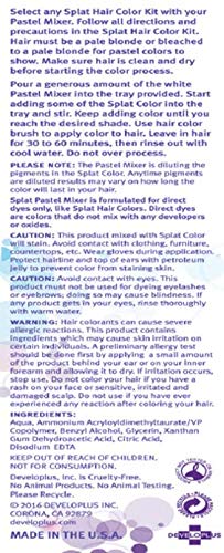 Splat | Pastel Mixer Kit | White Cream Base 6 oz. | Semi-Permanent Hair Dye | Vegan and Cruelty-Free - Image 4