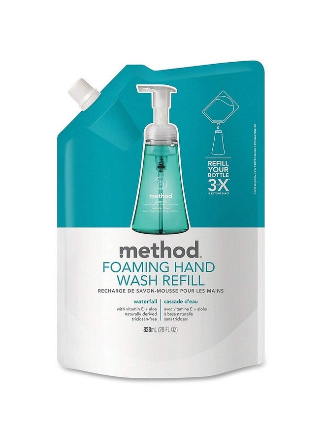 Method Foaming Hand Soap, Refill, Waterfall, Biodegradable Formula, 28 oz, (Pack of 1) - Image 1