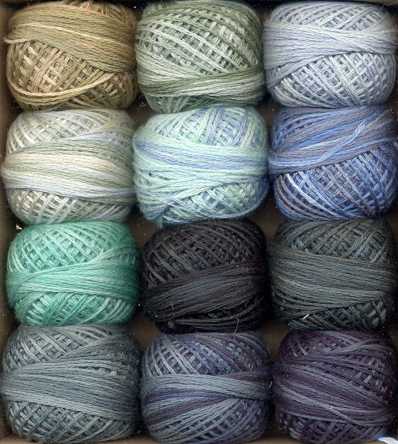 Valdani Valdani 3Strand Cotton Embroidery Floss 12Ball Ocean Waves Collection 3SFOceanW