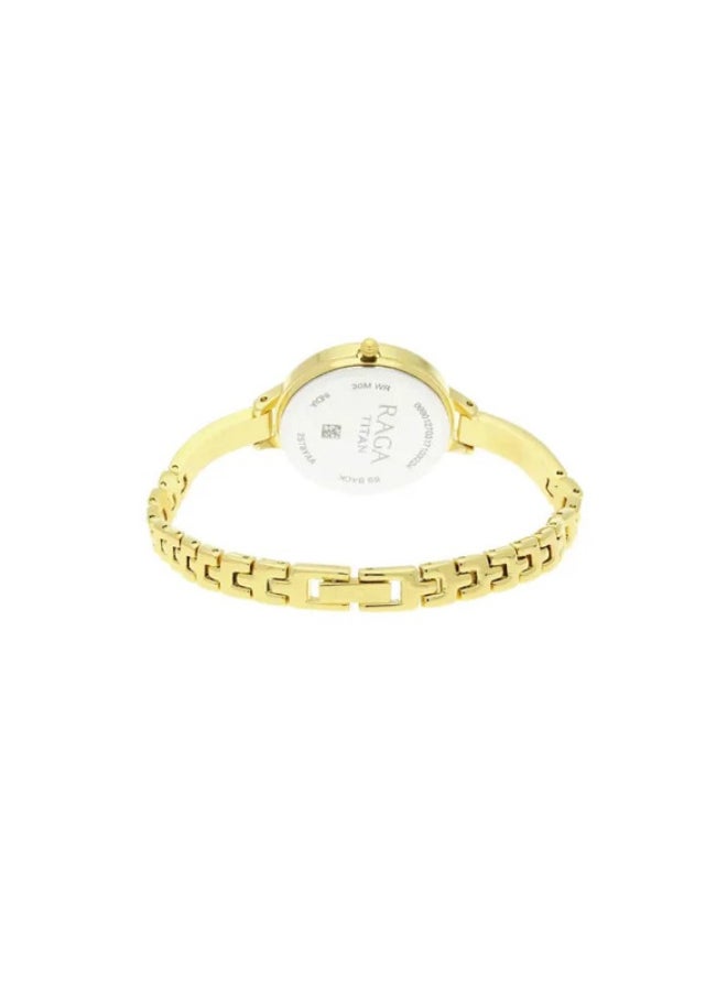 Titan Raga Viva Champange Dial Analog Watch for Women - Image 3