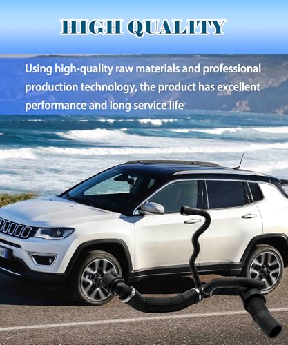 Maigoo Engine Upper Radiator Coolant Water Hose Pipe Compatible with Jeep Compass 2.4L 2017-2022 Replace 68380330AA 68380330AB 68249896AC - Image 5
