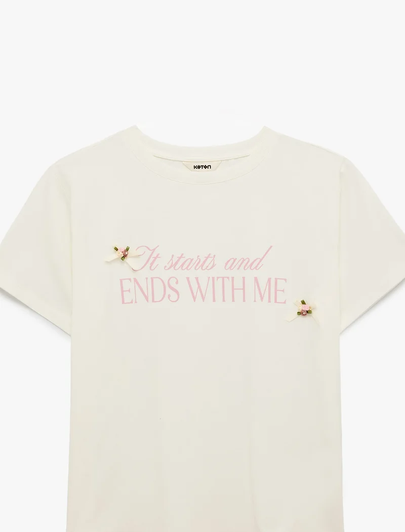 Koton  Printed T-Shirt for Women | Best Price UAE