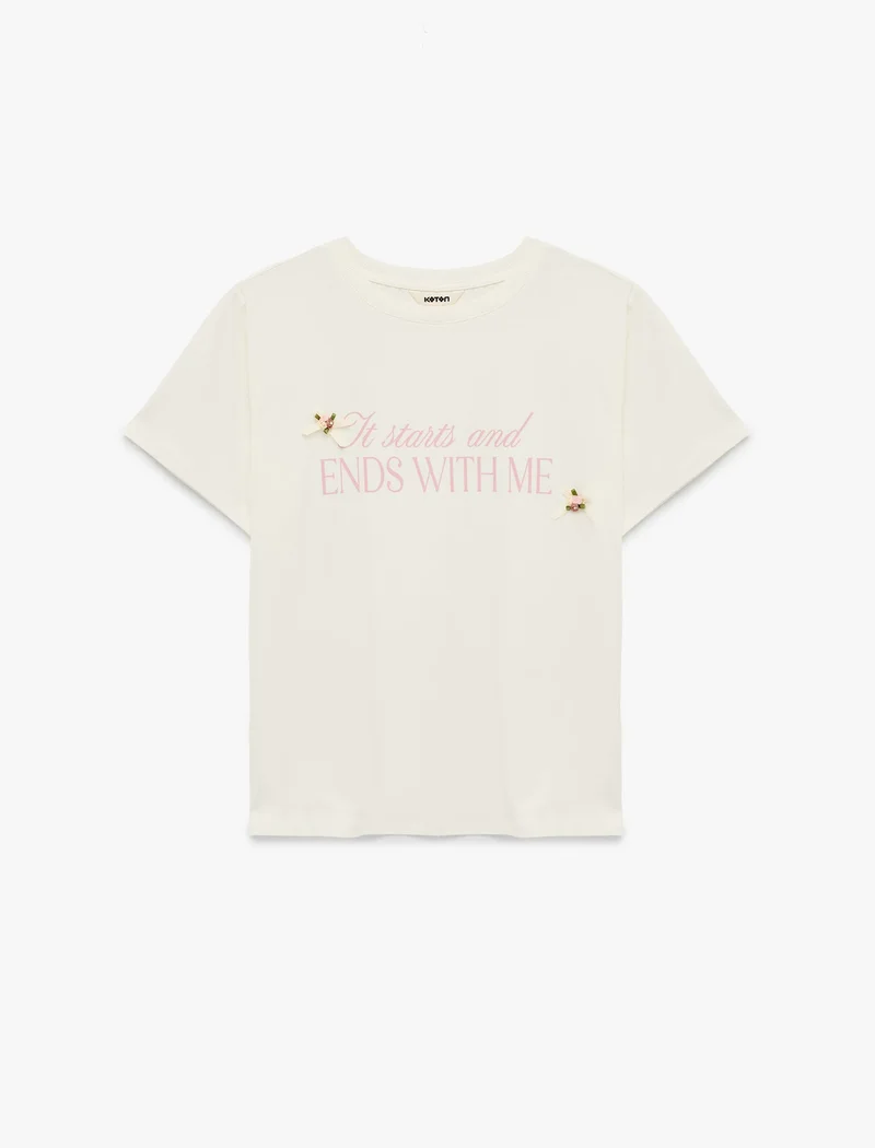 Koton  Printed T-Shirt for Women | Best Price UAE