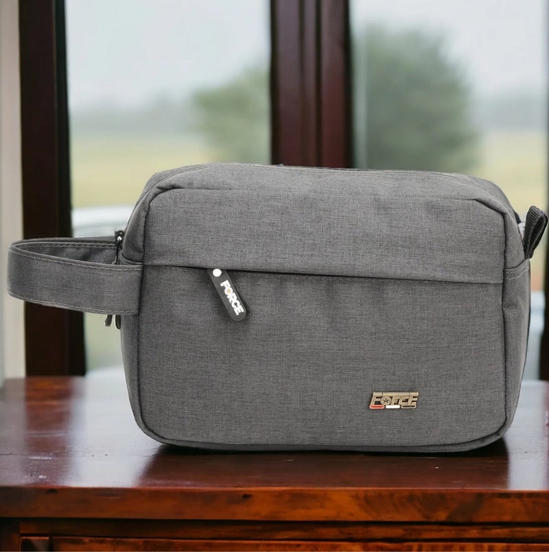 فورس حقيبة يد لوازم ومستلزمات الحمام Force – للجنسين – رمادي داكن - Image 2