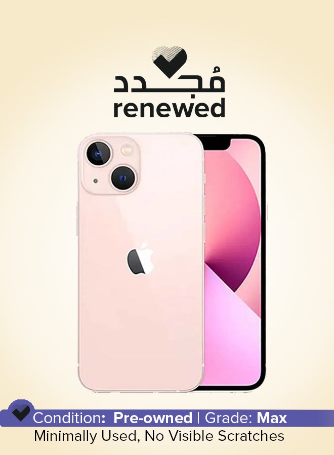 ابل  مجدد - آيفون 13 128 جيجابايت وردي 5G مع فيس تايم - النسخة الدولية - Image 1