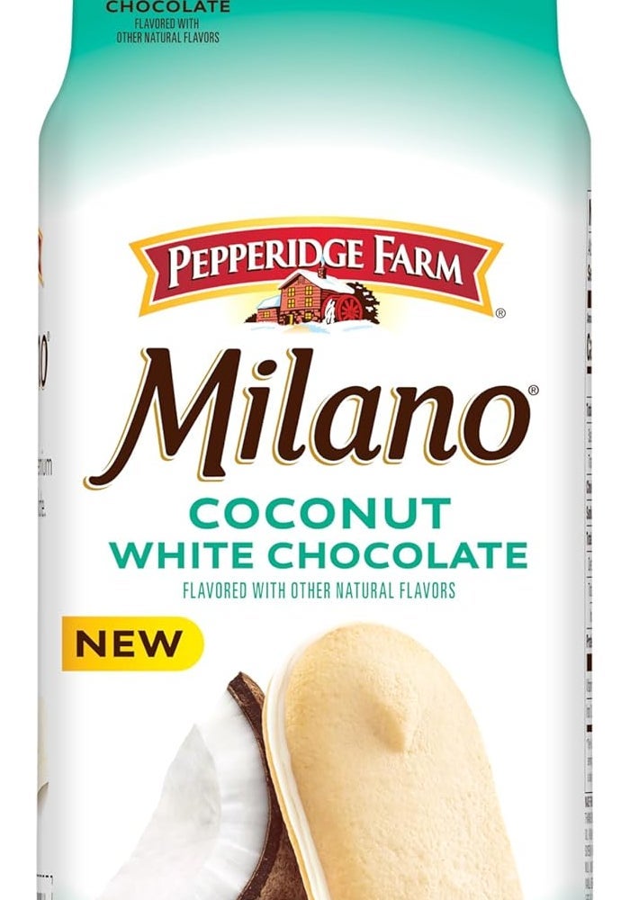 Pepperidge Farm Milano Coconut White Chocolate Flavored Cookies, 7 Oz Bag - Image 1