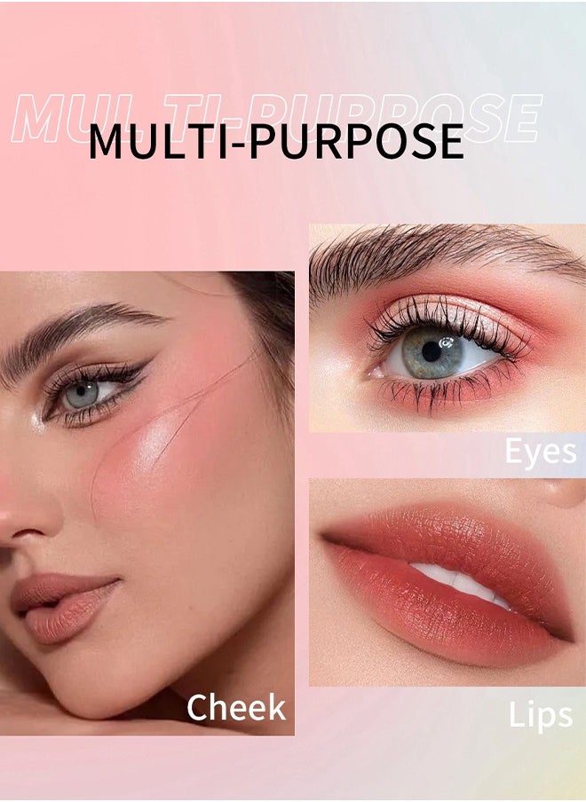 Julystar Velvet Liquid Blush - Velvet Cream Lightweight Natural Looking Waterproof Long Lasting Blush Makeup for Cheek Natural Looking Soft Cream Liquid Blush Stick (#02)  - Image 5