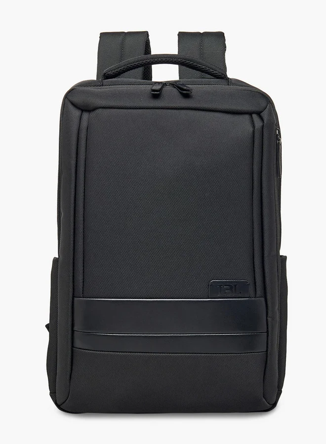 ال بي ال من شو اكسبرس Men Solid Backpack with Adjustable Straps and Zip Closure - 10x32x42 cm