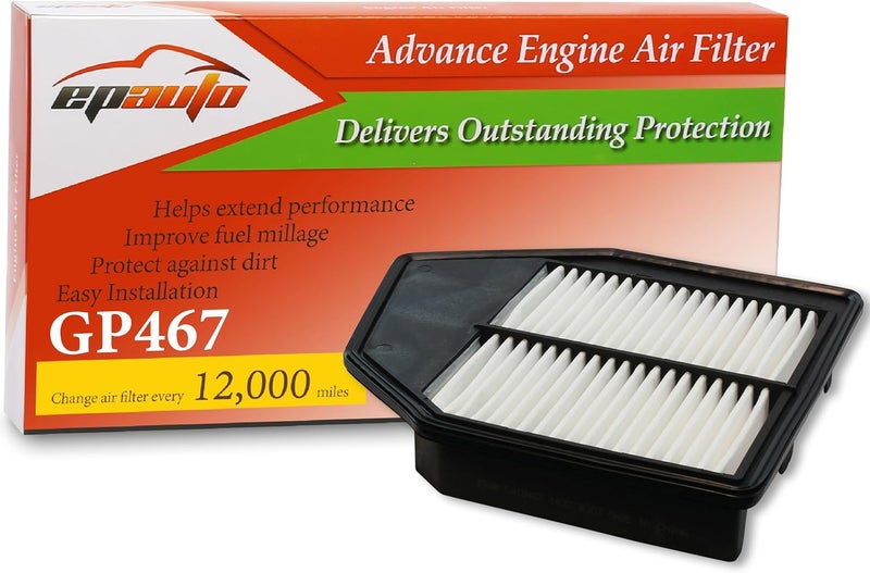 EPAuto Engine Air Filter GP467 (CA10467) for Honda Accord and Crosstour - Image 1