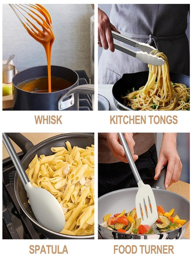 Umite Chef Stainless Steel Handle-Kitchen Gadgets Tools（White） - Image 3