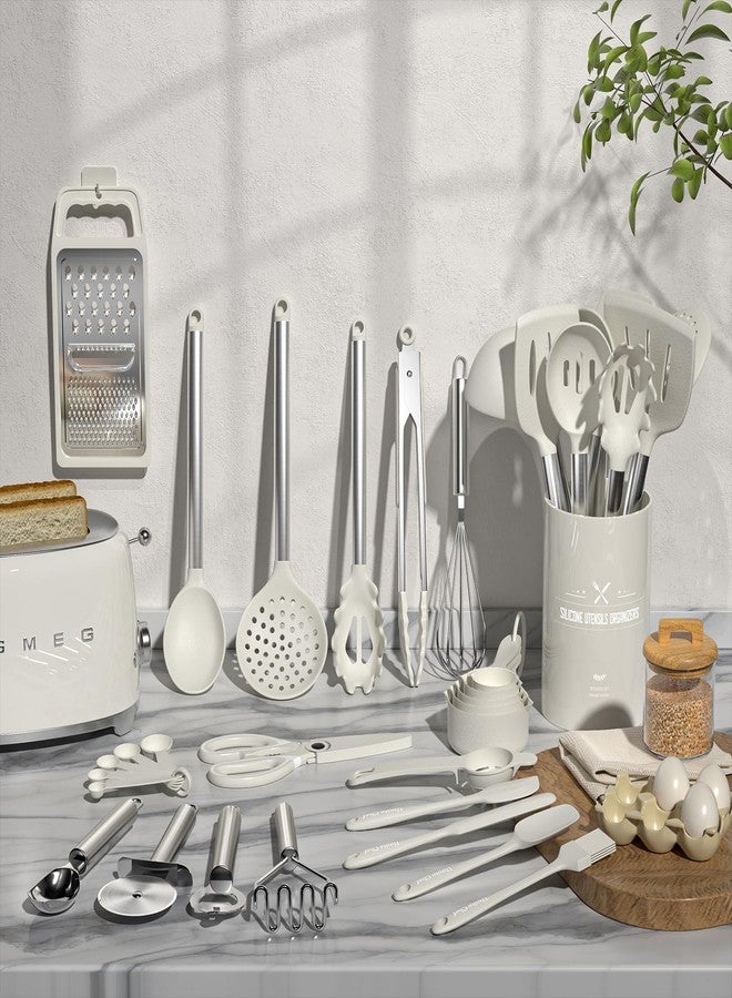 Umite Chef Stainless Steel Handle-Kitchen Gadgets Tools（White） - Image 5
