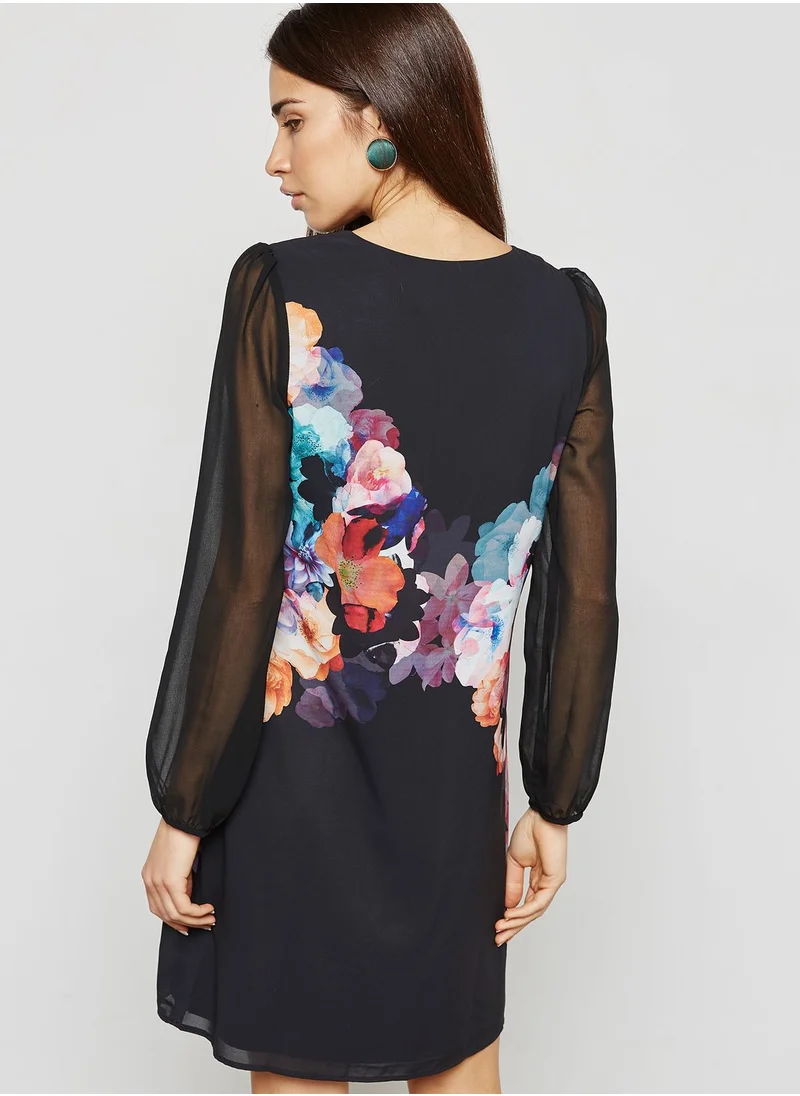 Yumi Floral Printed Dress