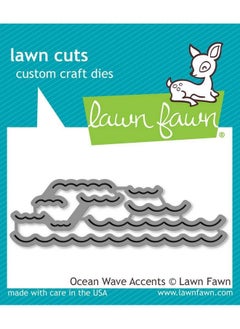Lawn Fawn Lawn Cuts Custom Craft Die Lf1436 Ocean Wave Accents  - Image 2