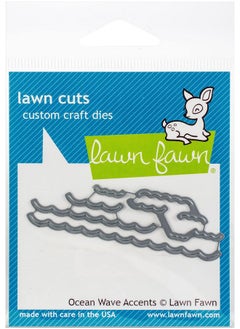 Lawn Fawn Lawn Cuts Custom Craft Die Lf1436 Ocean Wave Accents  - Image 3