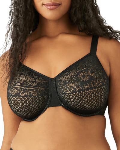 Wacoal Women's Visual Effects Minimizer Bra,Black,34DD - Image 1