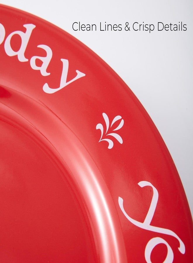 FAQQI You Are Special Today Red Plate – 10.63-Inch Ceramic Celebration Plate for Birthdays, Weddings, Anniversaries, Baby Showers, Graduations, and Life’s Milestones – Classic Red Keepsake Dish - Image 5