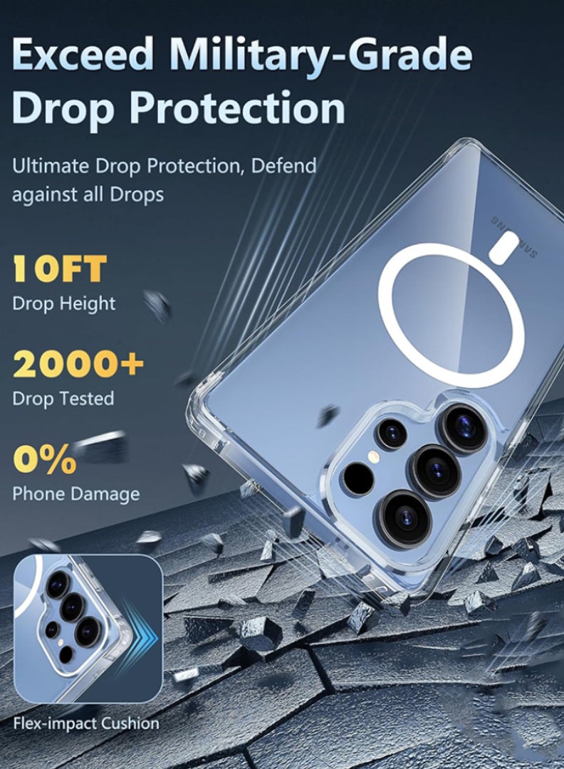 Theodor Magnetic Case for Samsung Galaxy S25 Ultra Compatible with MagSafe Wireless Charging, Shockproof Phone Bumper Cover Labubu (6) - Image 4