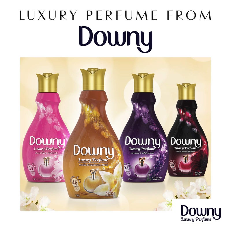 Downy Perfume Collection Concentrate Fabric Softener Vanilla & Cashmere Musk 2 x 880ml - Image 5