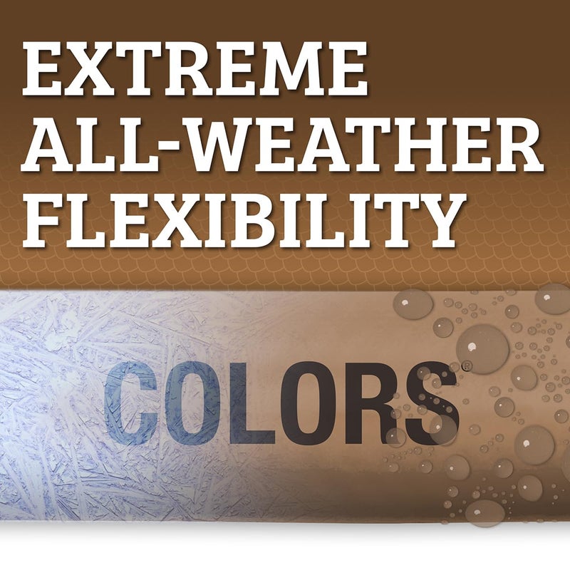 Flexzilla Colors Garden Hose 5/8 in. x 100 ft., Lightweight All-Weather Water Hose, Durable and Flexible, Leak-Free Connections, Brown Mulch - Image 5