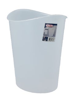 Sterilite Sturdy Polypropylene Construction Oval Shaped Waste Basket White 11.4 L 1031 10318606  - Image 3