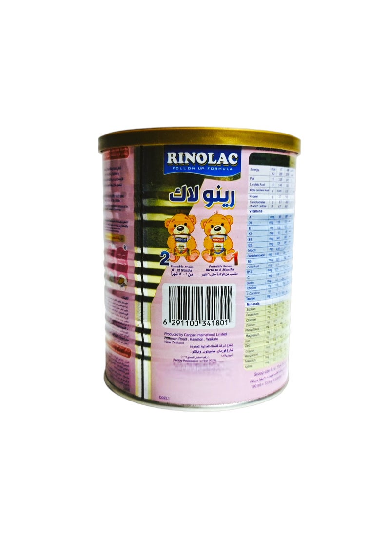 RINOLAC FOLLOW UP FORMULA STAGE 2, 6-12 months / 400g