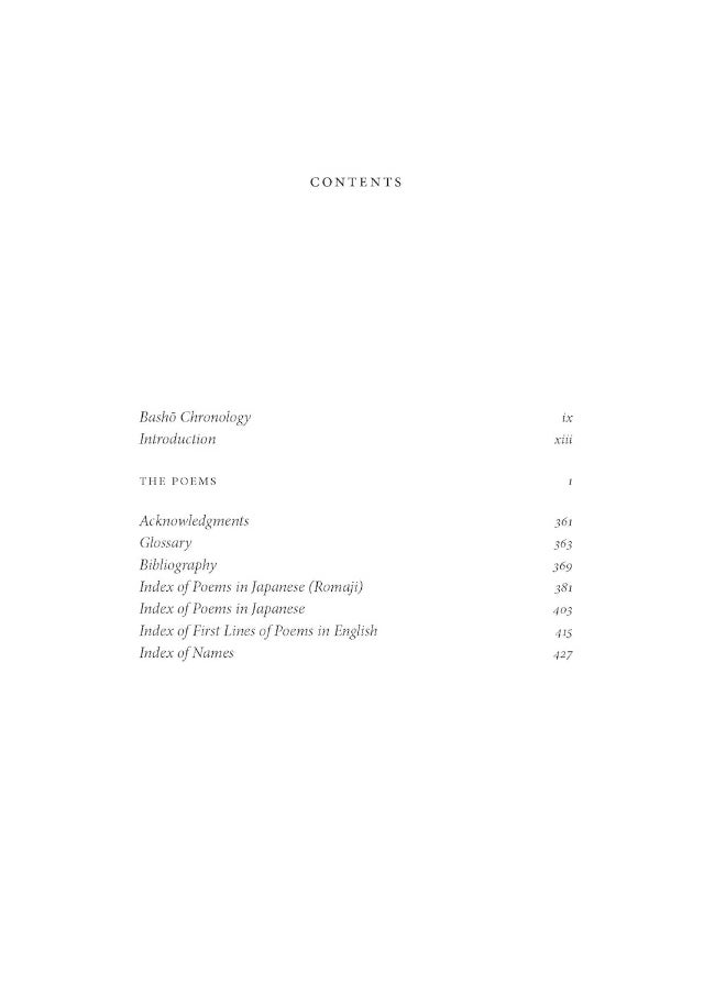 Basho: The Complete Haiku of Matsuo Basho (Collector's Ed