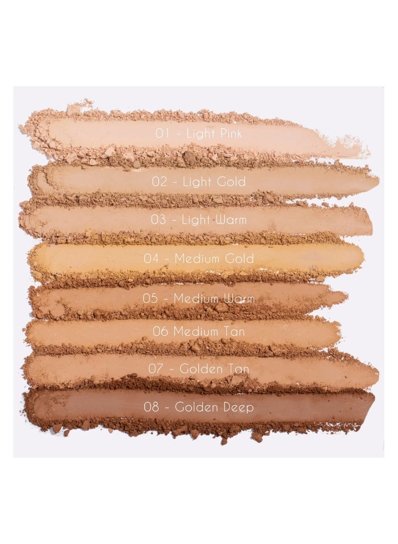 Bperfect Mrs Glam Glorious Skin Powder Foundation - Glam for All Skin Tones 08 Golden Deep 70g - Image 2